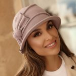 Krumlovanka dámský vlněný klobouček W-0527/540 světle starorůžový – Zboží Dáma