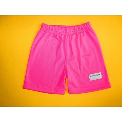 Arex ČR Jednobarevné kojenecké kraťasy s nášivkou růžová – Sleviste.cz