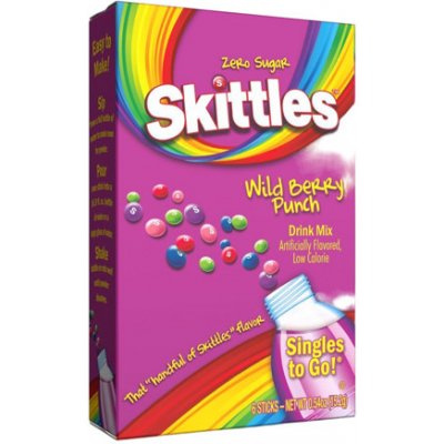 Skittles instantní nápoj s příchutí punče z lesních plodů se sladidly 6 x 2,5 g – Zboží Dáma