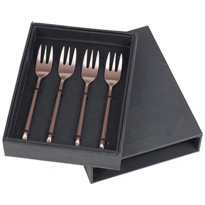 Broste Copenhagen Dezertní vidlička Broste Hune 4 ks hnědá – Hledejceny.cz