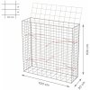 Pletiva TopGabion Gabionový koš s víkem: 100×30×100 cm - oko sítě 10×5 cm