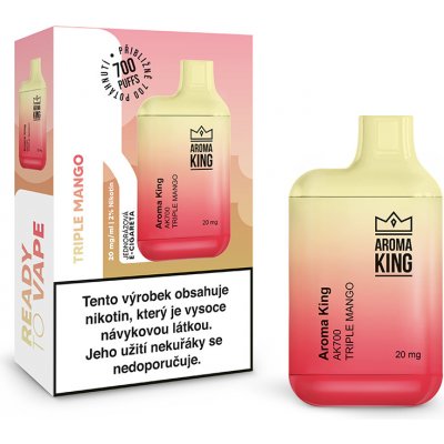 Aroma King Mini Triple Mango 20 mg 700 potáhnutí 1 ks – Zboží Dáma
