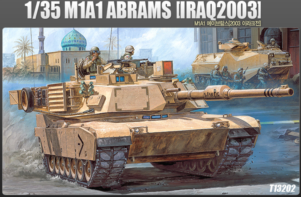 Academy Model Kit M1A1 Abrams Irák 2003 13202 1:35