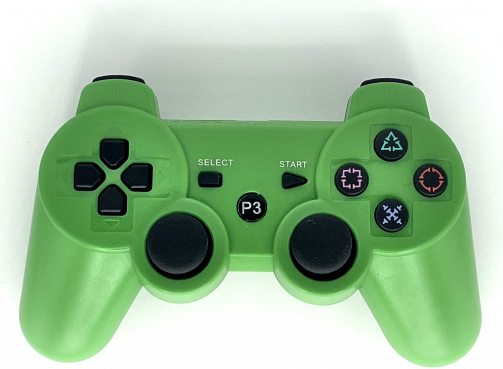 PSko bezdrátový ovladač pro PS3 zelený 16826