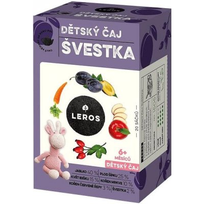 LEROS Dětský Švestka 20 × 2,0 g – Zbozi.Blesk.cz