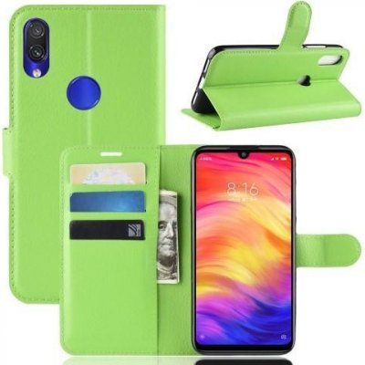 Pouzdro Stand PU kožené peněženkové Xiaomi Redmi Note 7 - zelené – Zbozi.Blesk.cz