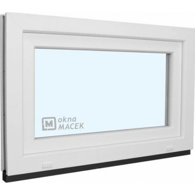 KNIPPING Plastové okno - 70 AD, 900x600 mm, S, bílá Sklo: čiré – HobbyKompas.cz