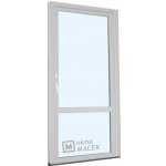 KNIPPING Plastové balkonové dveře - 70 AD OS s příčkou bílá pravé 80 x 200 cm – Zbozi.Blesk.cz