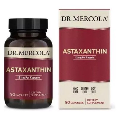 Dr. Mercola Astaxanthin, 12 mg, 90 kapslí
