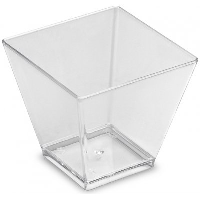 Wimex Fingerfood kelímek PS hranatý čirý 50 x 50 x 45 mm 60ml – Zboží Dáma