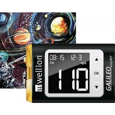 Wellion Galileo GLU/KET černá – Zboží Dáma