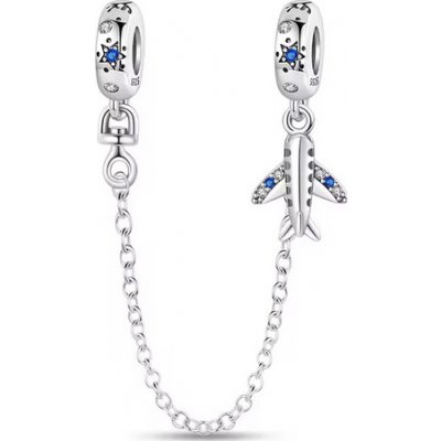 Prosperk Korálek na náramek s řetízkem letadlo S1606 – Hledejceny.cz