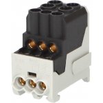 Eleman Blok pro rozdělení fází UVB 100 L S, 1pól., 101A, 1000V, černý, na DIN – Zbozi.Blesk.cz