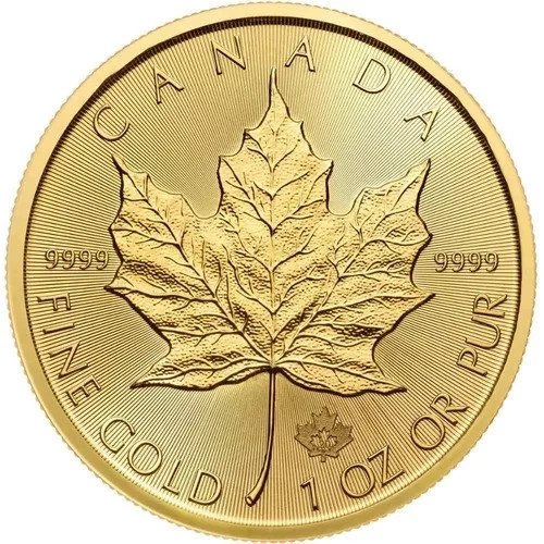 Royal Canadian Mint Zlatá mince Maple Leaf 2024 1/10 oz