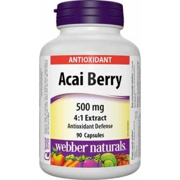 Webber Naturals Acai Berry 500 mg 90 kapslí