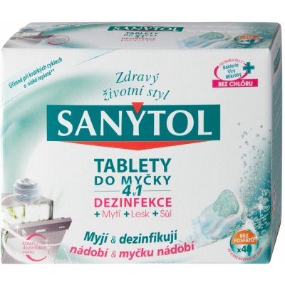 Sanytol 4v1 tablety do myčky nádobí 40 ks – Hledejceny.cz