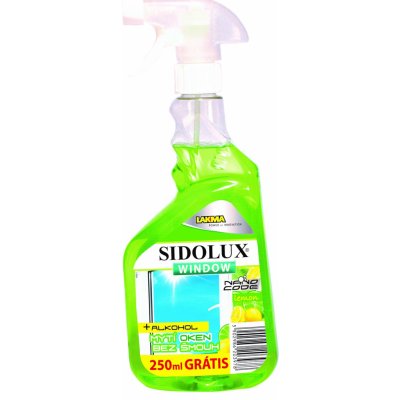 Sidolux Nano Code čistič oken s vůní limetky 500 ml + 250 ml – Zboží Mobilmania