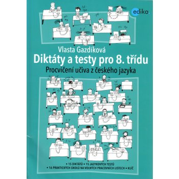 Diktáty a testy pro 8. třídu - Vlasta Gazdíková