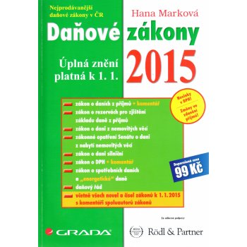 Daňové zákony 2015