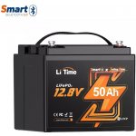 LiTime LiFePO4 baterie 12v 50Ah BLUETOOTH – Zboží Živě