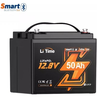 LiTime LiFePO4 baterie 12v 50Ah BLUETOOTH – Zboží Živě