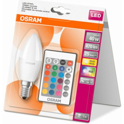 Osram LED A+ A++ E E14 tvar svíčky 5.5 W teplá bílá 1 ks – Zboží Dáma