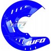 Moto brzdový kotouč Kryt předního brzdového kotouče UFO - modrý