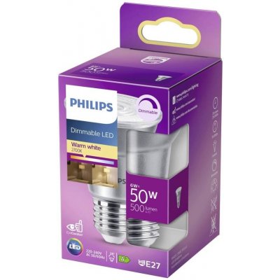 Philips LED Stmívatelná žárovka E27/6W/230V 2700K P6076 – Hledejceny.cz
