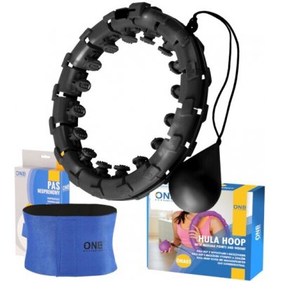 ONE Fitness OHA01 černá + zeštíhlující pás BR125 – Hledejceny.cz