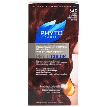 Phyto Color barva na vlasy 6AC Dark Coppery Mahogany Blond 4 ks