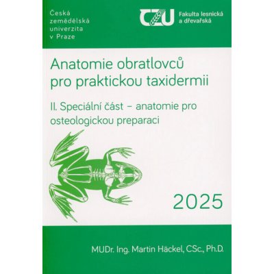 Anatomie obratlovců pro praktickou taxidermii. II, Speciální část. 2), Obojživelníci – Hledejceny.cz