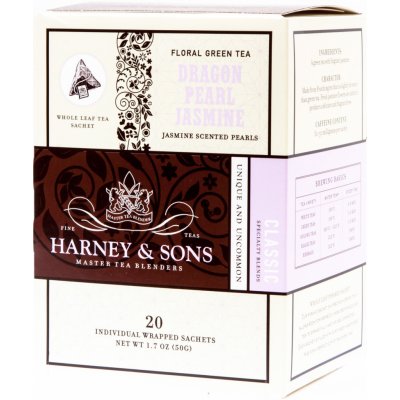 Harney & Sons Fine Teas Dragon Pearl Jasmine kolekce Classic 20 x 2,5 g