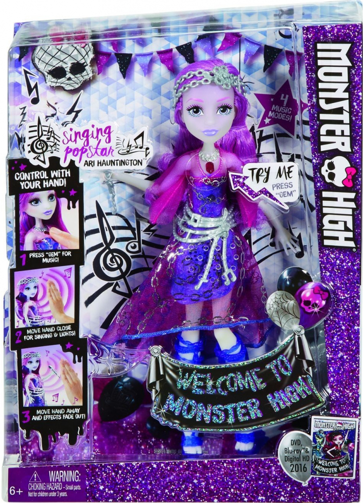Mattel Monster High zpívající Ari Hauntington