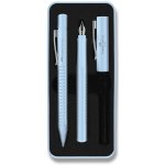 Faber Castell Grip Edition 2010 sada plnicí a kuličkové pero světle modrá – Sleviste.cz