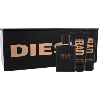 Diesel Bad EDT 75 ml + sprchový gel 100 ml + sprchový gel 50 ml dárková sada