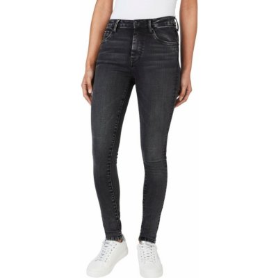 Pepe Jeans dámské džíny REGENT tmavě šedé – Zboží Mobilmania