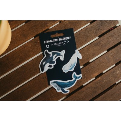 ePiPí Dekorativní magnetky Velryby – Zboží Dáma