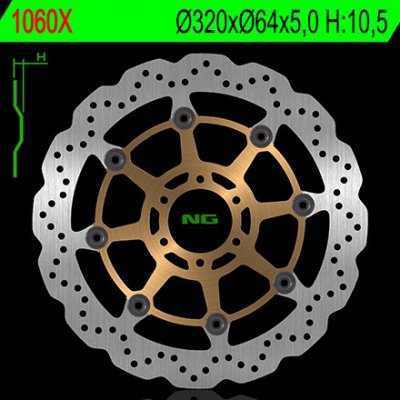 Brzdový kotouč NG Brakes NG1060X