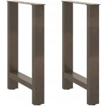 Omaxi 312426 Nohy k jídelnímu stolu z přírodní oceli 2 ks 50 x 72-73 cm ocel – Hledejceny.cz