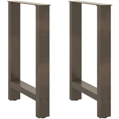 Omaxi 312426 Nohy k jídelnímu stolu z přírodní oceli 2 ks 50 x 72-73 cm ocel – Hledejceny.cz