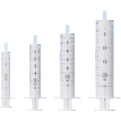 Injekční stříkačka MARGOMED 2 ml, 100 ks – Sleviste.cz