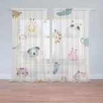 Záclony Hroch, zebra a slunce: 2 ks - 150x250 cm - Sablio – Hledejceny.cz