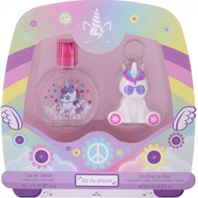 Eau My Unicorn EDT 50 ml + přívěšek na klíče dárková sada – Zboží Mobilmania