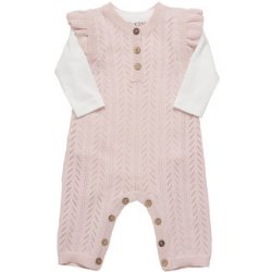 Pippi Set Body & Knit Romper GOTS Certified Magano Calcite