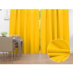 Biante Dekorační závěs Rongo RG-029 Sytě žlutý 140x250 cm – Zboží Mobilmania