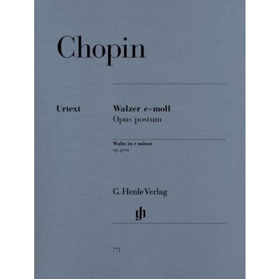 Chopin Waltz In E Minor Opus Postum noty na klavír – Zboží Mobilmania