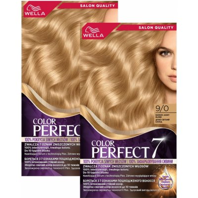 Wella Color Perfect 7 barva na vlasy Salonní kvalita 9/0 Světlá blond 100 ml