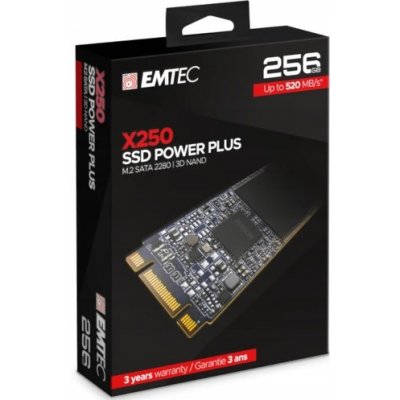 EMTEC X250 SSD Power Plus 256GB, ECSSD256GX250 – Zboží Mobilmania