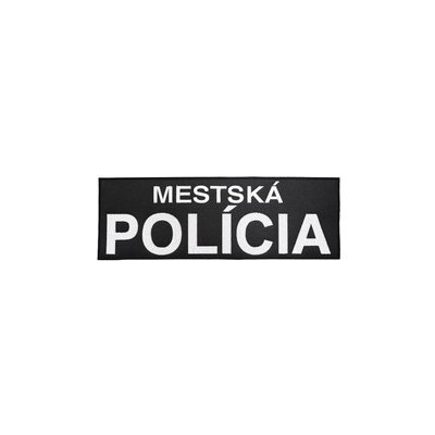 Nášivka MESTSKÁ POLÍCIA velká velcro ČERNÁ – Zbozi.Blesk.cz