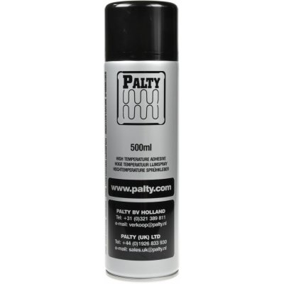 PALTY automotive čalounické lepidlo ve spreji PALTY HIGH TEMPERATURE ADHESIVE, vysoká pevnost, odolné do 110 °C, 500 ml – Zboží Dáma